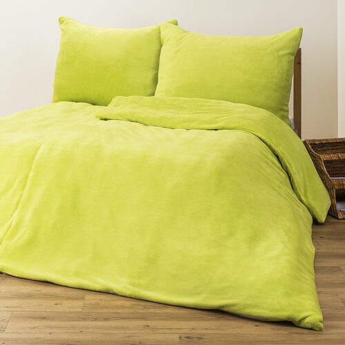4Home pościel mikroflanela zielony, 140 x 200 cm, 70 x 90 cm