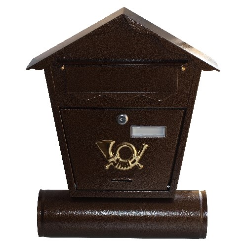 Poštová schránka antika, hnedá