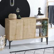 Skříňka Oscar Sapphire Oak and Black