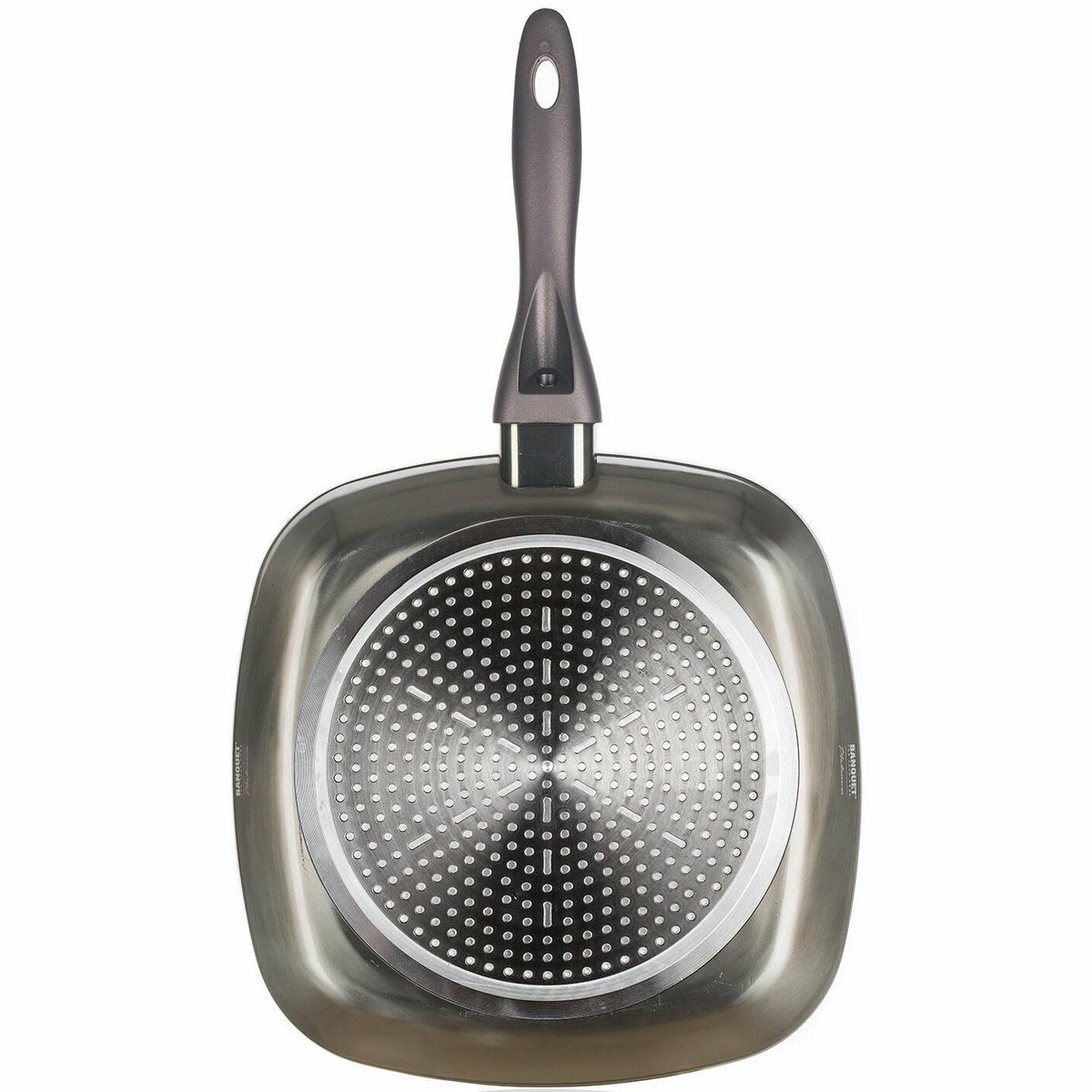 Banquet Panvica steaková s nepriľnavým povrchom Metallic Platinum, 28 x 28 cm