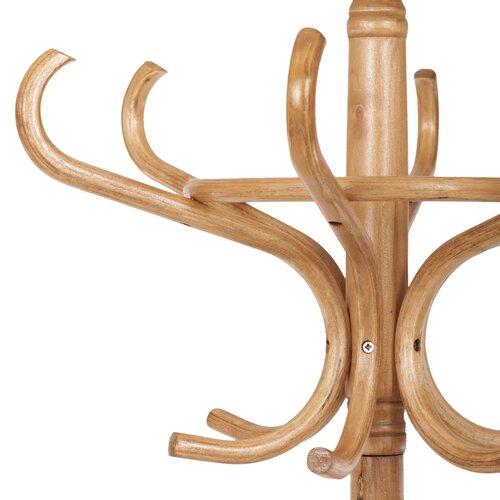 Cuier din lemn, nuanță stejar, 185 cm