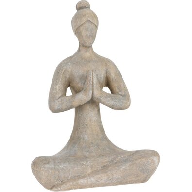 Lady Yoga I kültéri dekoráció, 12,5 x 29,5 cm