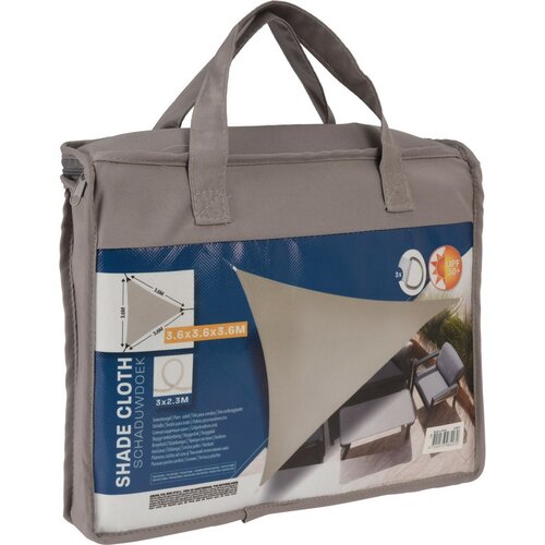 Senčnik z UV filtrom 50+, barva taupe, 3,6 x 3,6 x3,6 m