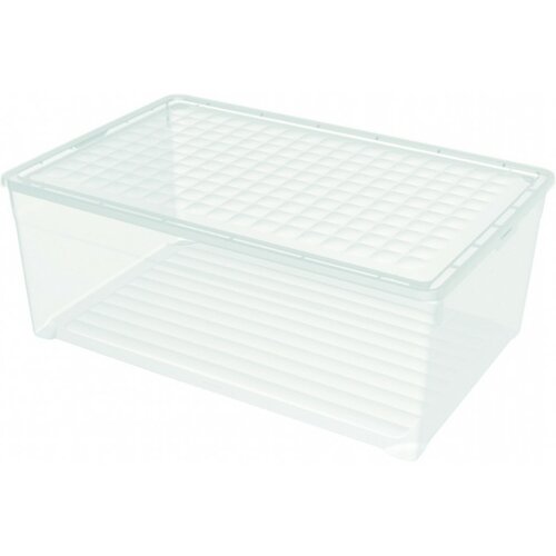 Curver Textile 45 l tárolódoboz, átlátszó
