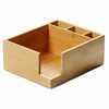Kesper 70852 Kuchynský organizér bambus, 5 priehradok, 18 x 9 x 18 cm