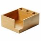 Kesper 70852 Organizator bucătărie bambus, 5 compartimente, 18 x 9 x 18 cm