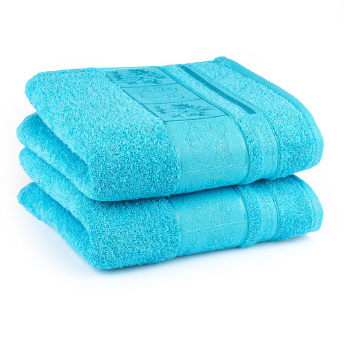 4Home Handtuch Bamboo blau, 50 x 100 cm, 2er-Set