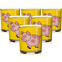 Mäser Farm üvegpohár készlet, 220 ml, 6 db-os Mäser Farm üvegpohár készlet, 220 ml, 6 db-os