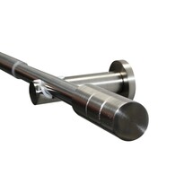 KRETA  állítható karnis szett 19/16 mm, 120 - 210 cm nemes acél