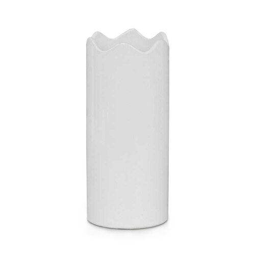 Wazon ceramiczny Glossy, biały 22,5 cm