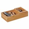 Kesper 62830 Nussschale mit Nussknacker quadratisch, 30 x 16 x 7,5 cm