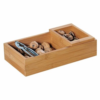 Kesper 62830 Горіхова миска з горіховим квадратом, 30 x 16 x 7,5 см