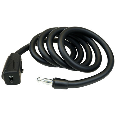 Jeklena vrvna ključavnica RL.3210.12x1500.CRNčrna, 150 cm