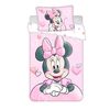 Jerry Fabrics Detské bavlnené obliečky do postieľky Minnie Powder pink