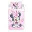 Jerry Fabrics Detské bavlnené obliečky do postieľky Minnie Powder pink