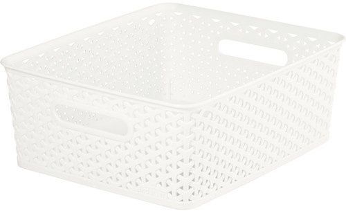Úložný box RATTAN 'Y' STYLE - S krémový, Curver