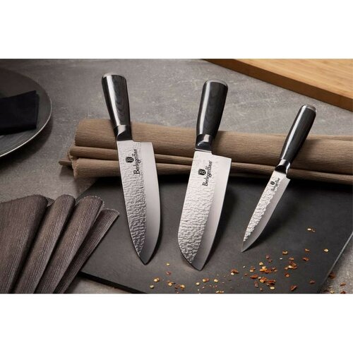 Obrázok Berlinger Haus 3-dielna sada nehrdzavejúcich nožov Primal Gloss Collection Santoku