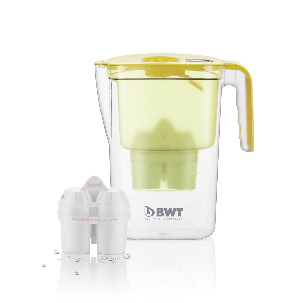 BWT filtračná kanvica Vida 2,6 l žltá + filter