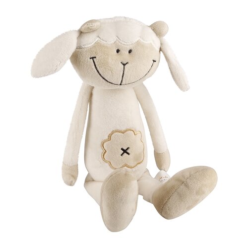 Oaie de pluș Leontine 32 cm, crem