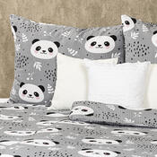 4Home Krepové obliečky Nordic Panda, 140 x 220 cm, 70 x 90 cm
