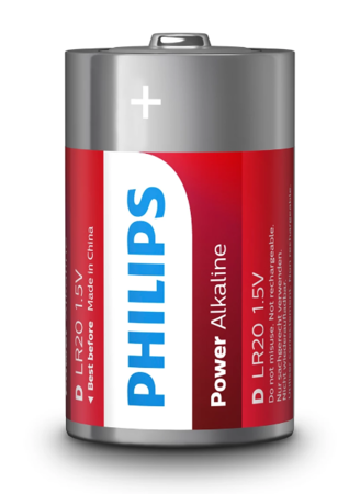 Baterie Philips D 1,5 V Alkalină