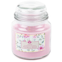 Arome Veľká vonná sviečka v skle French Rose, 424 g Arome Veľká vonná sviečka v skle French Rose, 424 g