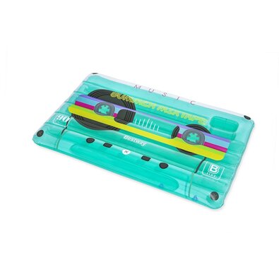 Bestway 43649 Nafukovacie ležadlo retro audiokazeta, 174 x 117 cm