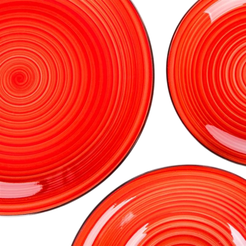 Banquet 30-delni jedilni set Spiral Red