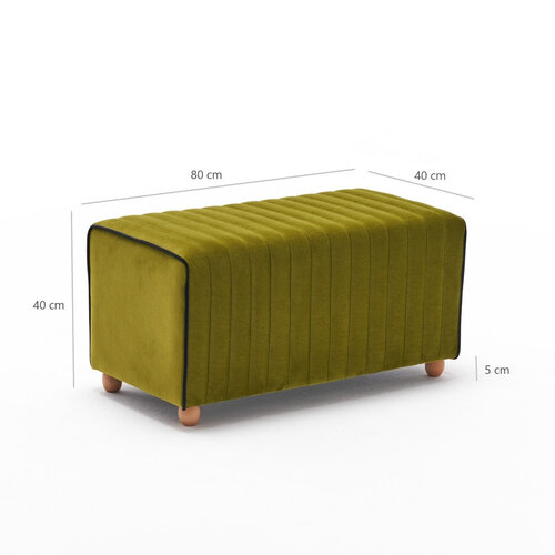 Taburet Mabel Pouf Verde