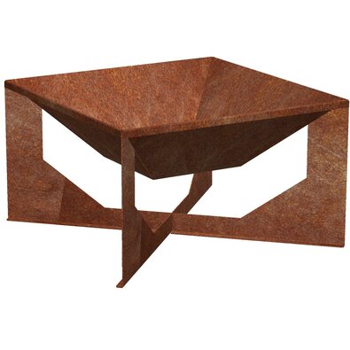 Vento Zahradní ohniště 50 x 50 x 30 cm, corten CORGARDEN 1014