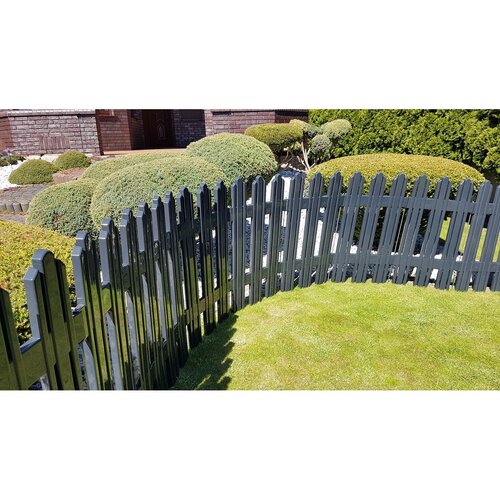 Mega  kerti kerítés antracit, 4,7 m