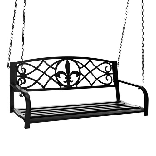 Kerti hintaszék, fekete, ABEA