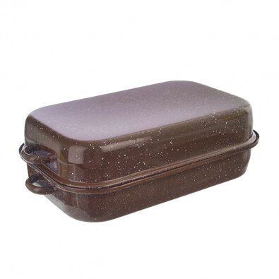 Orion BROWN zománcozott tepsi, 34,5 x 23 cm
