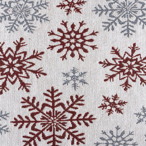 Poszewka na poduszkę Snowflakes white, 40 x 40 cm