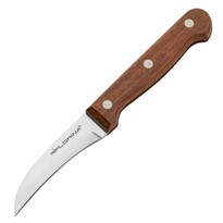Nóż do jarzyn zakrzywiony Florina Wood, 7 cm