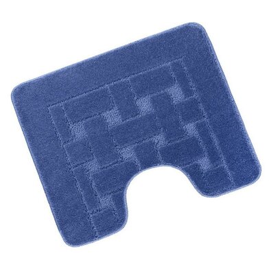 Bellatex Covora de baie Bany cu decupajdreptunghiular albastru, 60 x 50 cm