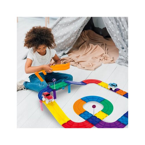 PicassoTiles magnetická autodráha 30 ks