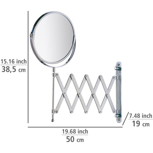 Wenko Exclusiv nagyítós fali tükör, 17 cm