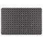 Suport farfurie Ornament, negru, 28 x 43 cm, set 4 buc.
