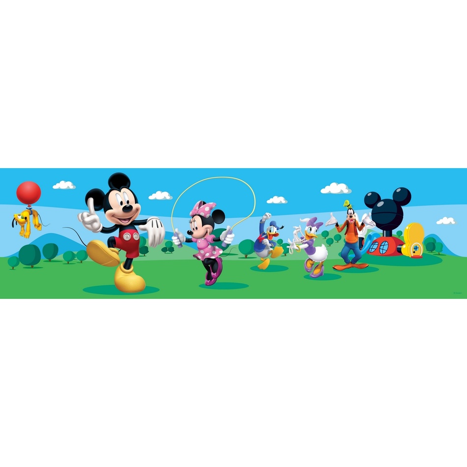 AG Art Mickey Mouse és barátai öntapadós bordűr tapéta, 500 x 14 cm