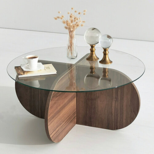 Konferenční stolek Bubble Walnut
