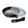 Berlinger Haus Ponev z odstranljivim ročajem inpokrovom Black Rose Collection, 24 cm