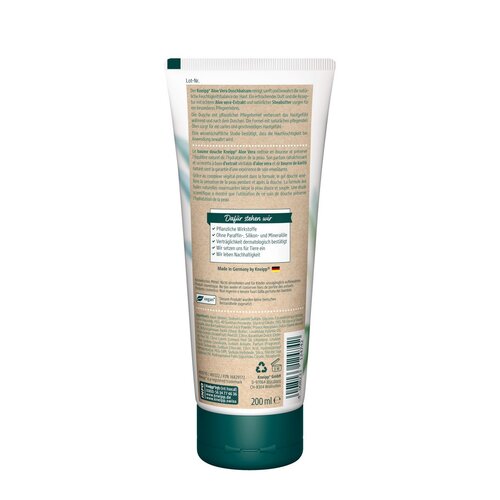 Gel de duș Kneipp Aloe Vera, 200 ml