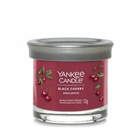 Yankee Candle świeczka zapachowa Signature Tumbler w szkle mała Black Cherry, 122 g