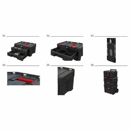 Keter Stack’N’Roll Box z 2 predali