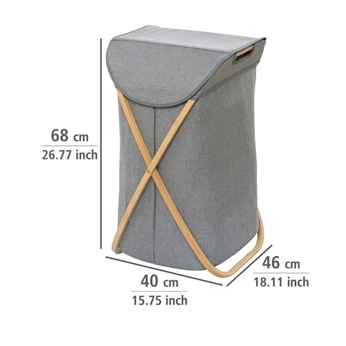 Wenko Coș pentru rufe murdare din material nețesut Bahari 79 l