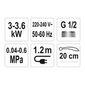 Fala Dřezová baterie s elektrickým ohřívačem vody, 20 cm