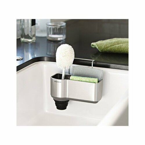 Simplehuman Suport pentru burete și perie, inox