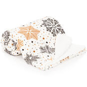 4Home Decke Lammfelloptik Snowflake Glamour, 150 x 200 cm