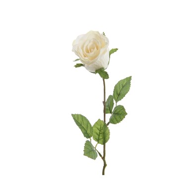 Mű Rózsa fehér, 45 cm